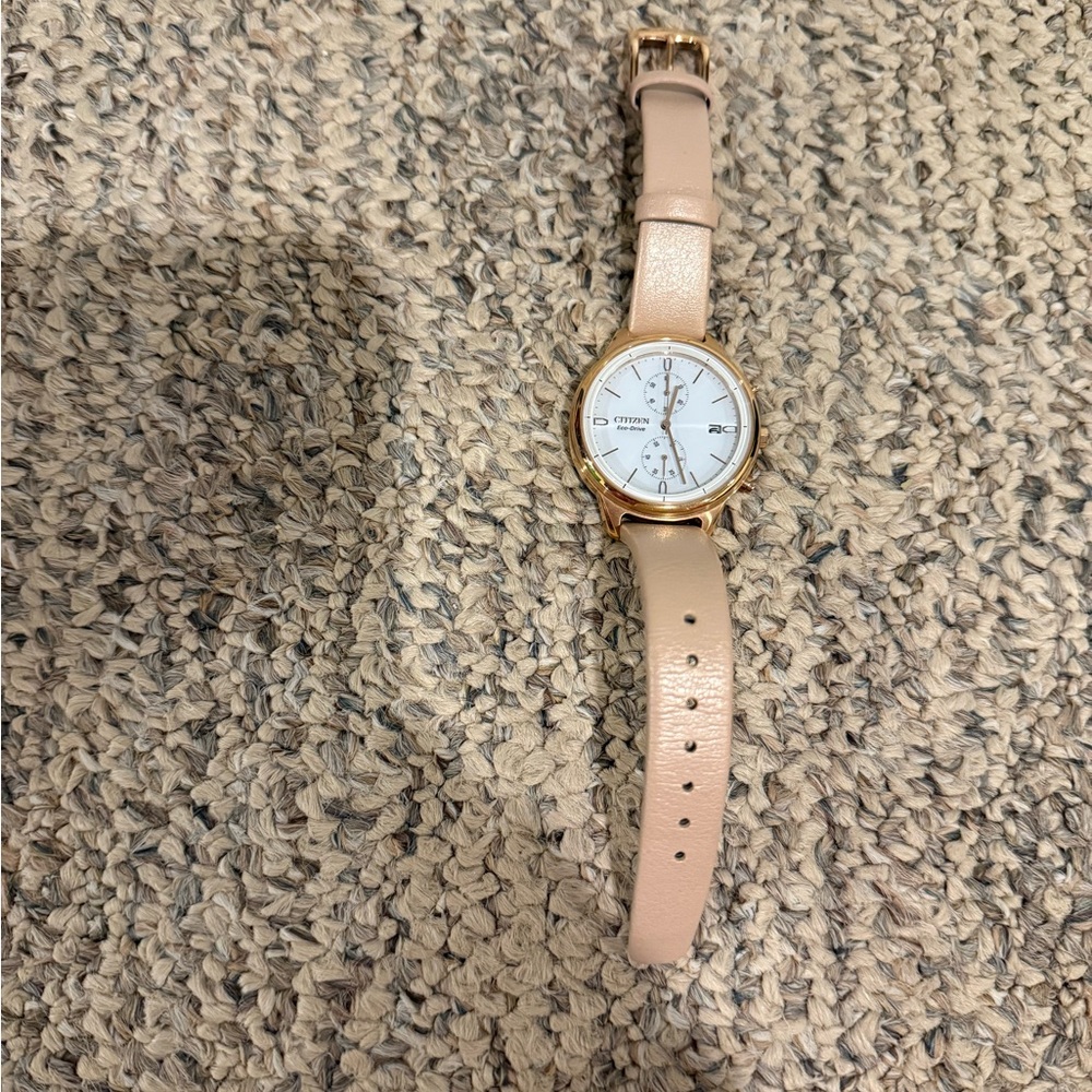 Citizen Gold and Beige Women's Watch